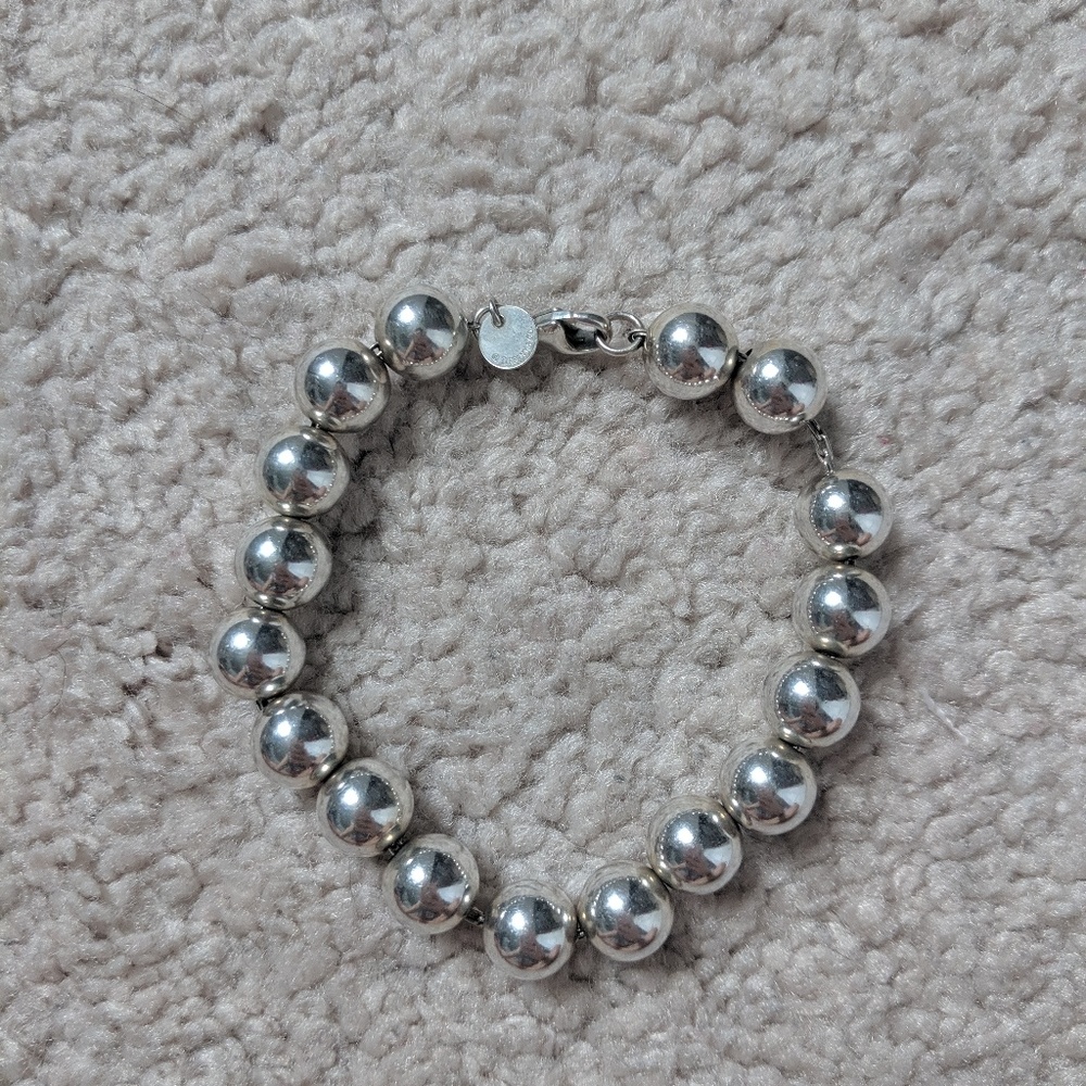 Tiffany Silver Ball Bracelet